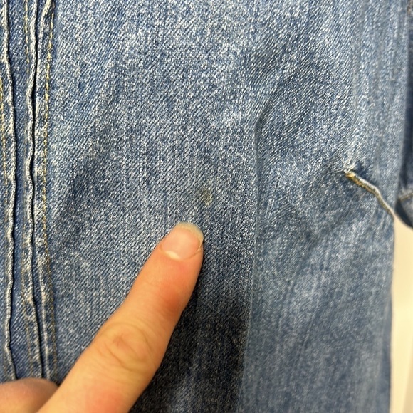 Liz Claiborne Blue Jean Look Button Down 8P Grandmacore - Picture 2 of 5